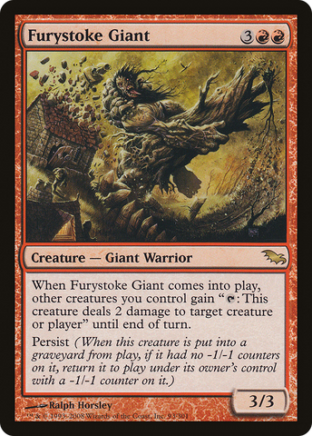 Furystoke Giant (SHM-093)  - Shadowmoor