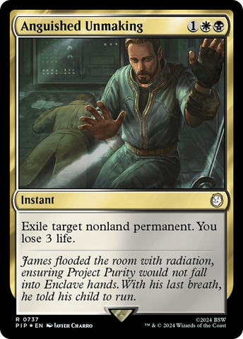 Anguished Unmaking (Surge Foil) (PIP-737)  Foil - Fallout