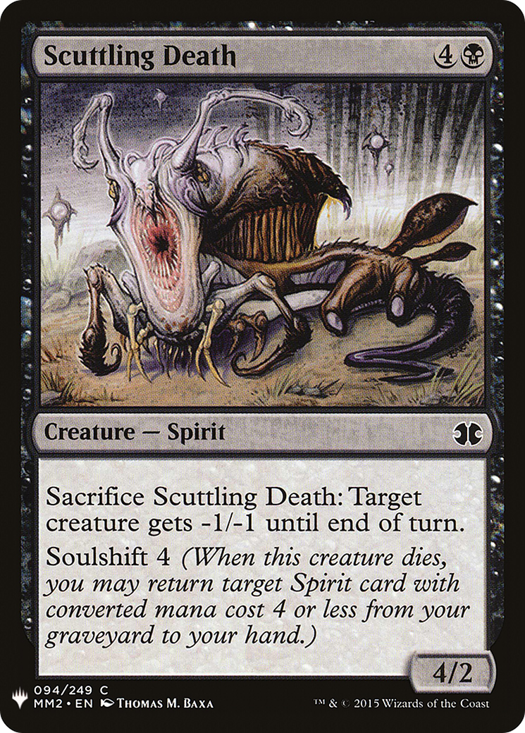 Scuttling Death (LIST-MM2-94)  - The List