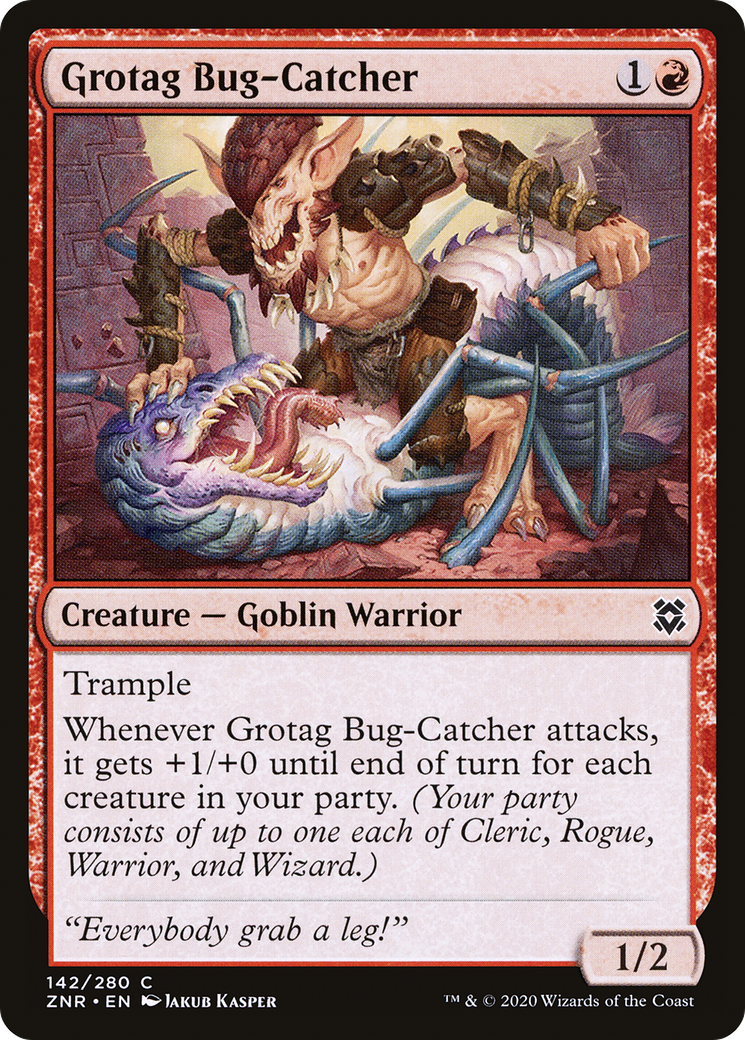 Grotag Bug-Catcher (ZNR-142)  Foil - Zendikar Rising