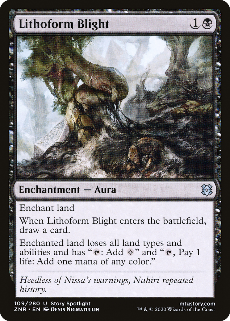 Lithoform Blight (ZNR-109)  - Zendikar Rising