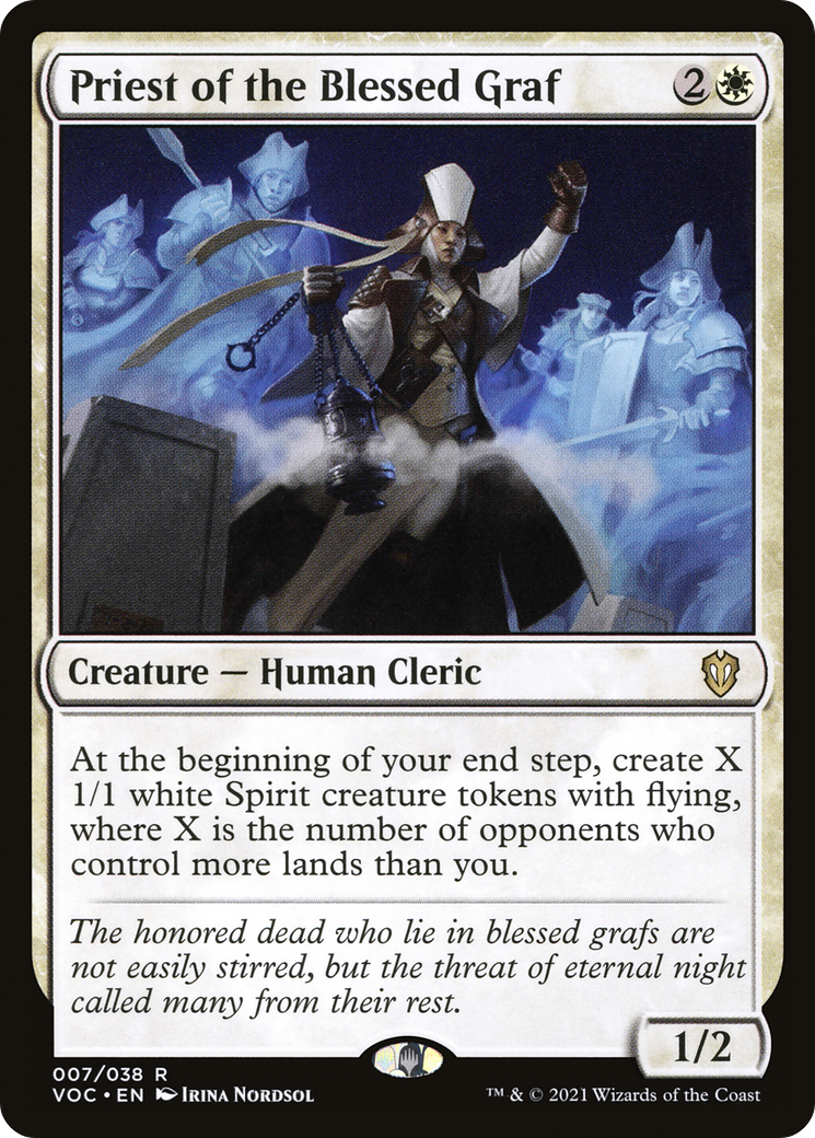 Priest of the Blessed Graf (VOC-007)  - Crimson Vow Commander