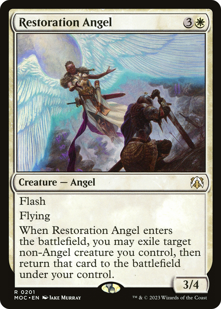 Restoration Angel (MOC-201)  - March of the Machine Commander