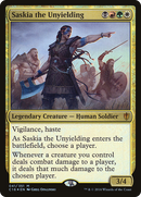 Saskia the Unyielding (C16-041)  Foil - Commander 2016