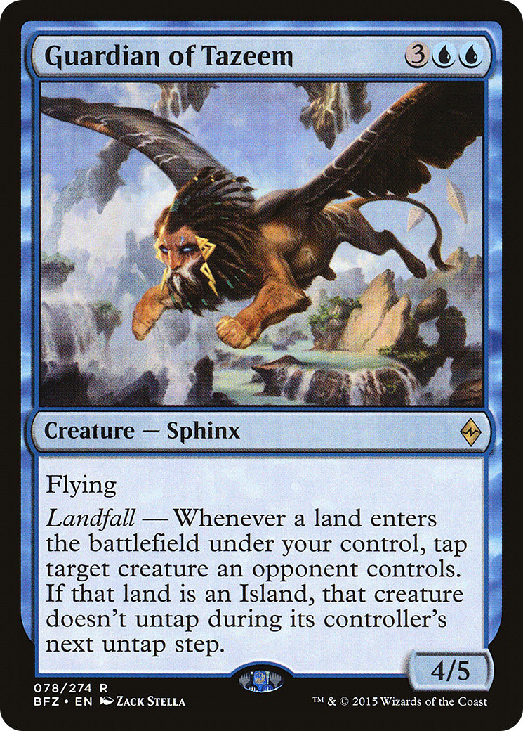 Guardian of Tazeem (BFZ-078)  - Battle for Zendikar
