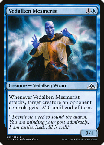 Vedalken Mesmerist (GRN-057)  Foil - Guilds of Ravnica