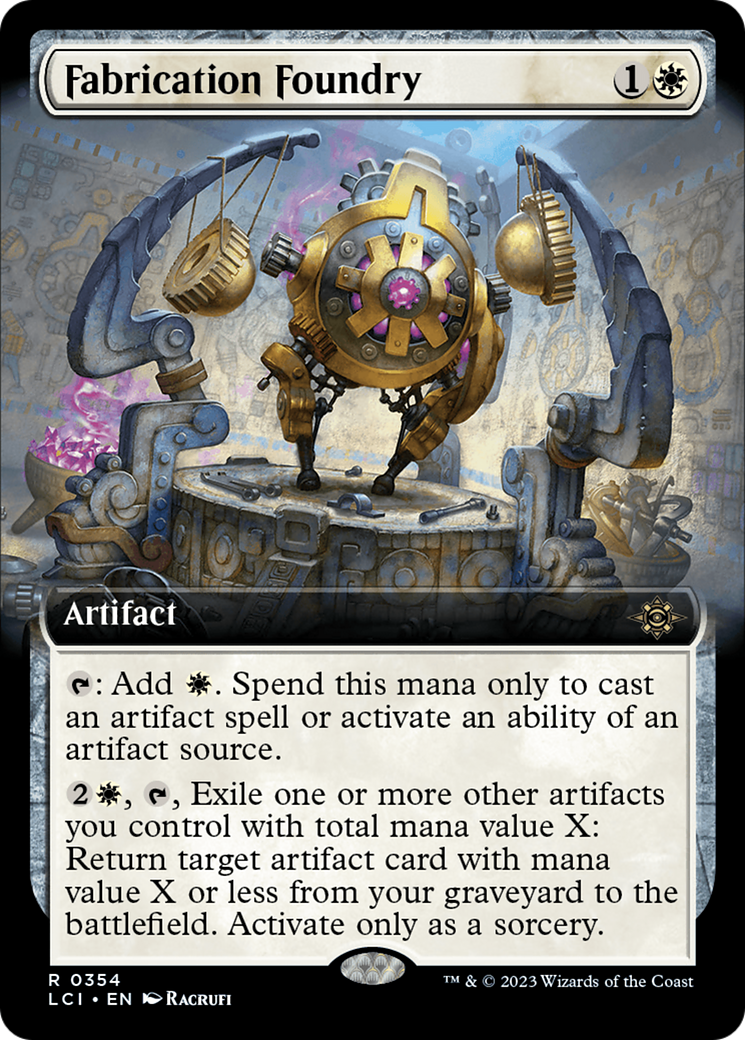 Fabrication Foundry (Extended Art) (LCI-354)  - The Lost Caverns of Ixalan: (Extended Art)