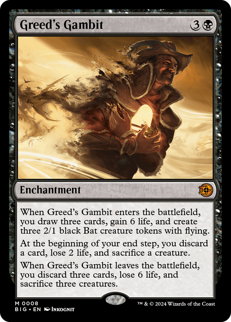 Greed's Gambit (BIG-008)  Foil - The Big Score