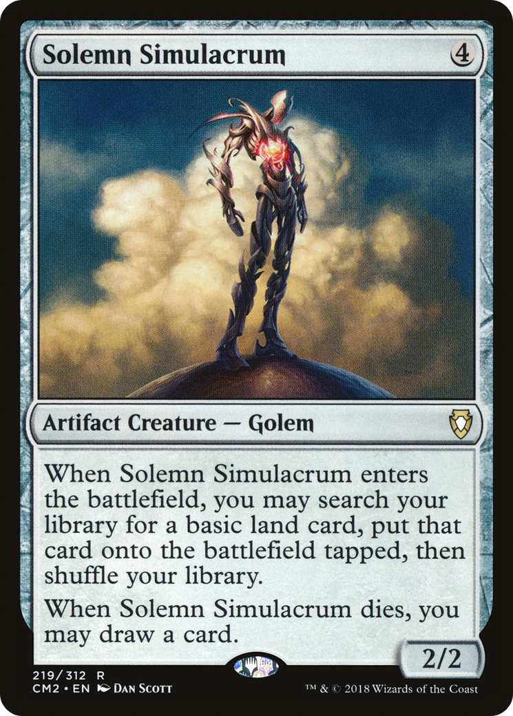 Solemn Simulacrum (219) (CM2-219)  - Commander Anthology Volume II