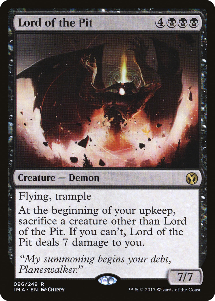 Lord of the Pit (IMA-096)  - Iconic Masters