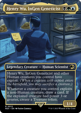 Henry Wu, InGen Geneticist (Borderless) (REX-012)  - Jurassic World Collection