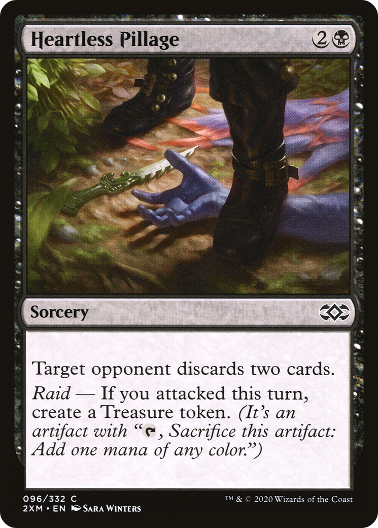 Heartless Pillage (2XM-096)  Foil - Double Masters