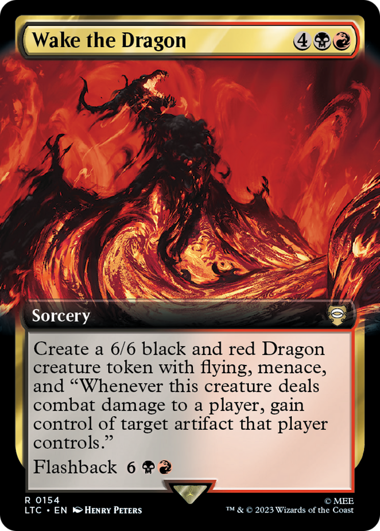 Wake the Dragon (Extended Art) (LTC-154)  - Tales of Middle-earth Commander: (Extended Art)