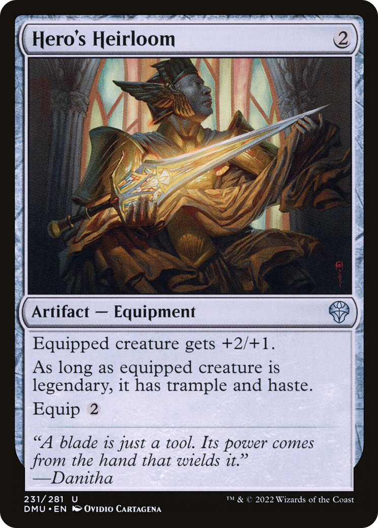 Hero's Heirloom (DMU-231)  Foil - Dominaria United