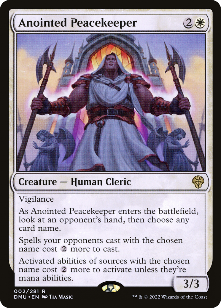 Anointed Peacekeeper (DMU-002)  - Dominaria United