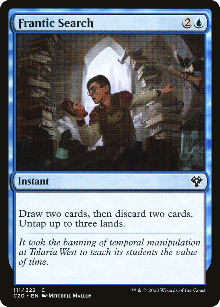 Frantic Search (C20-111)  - Commander 2020