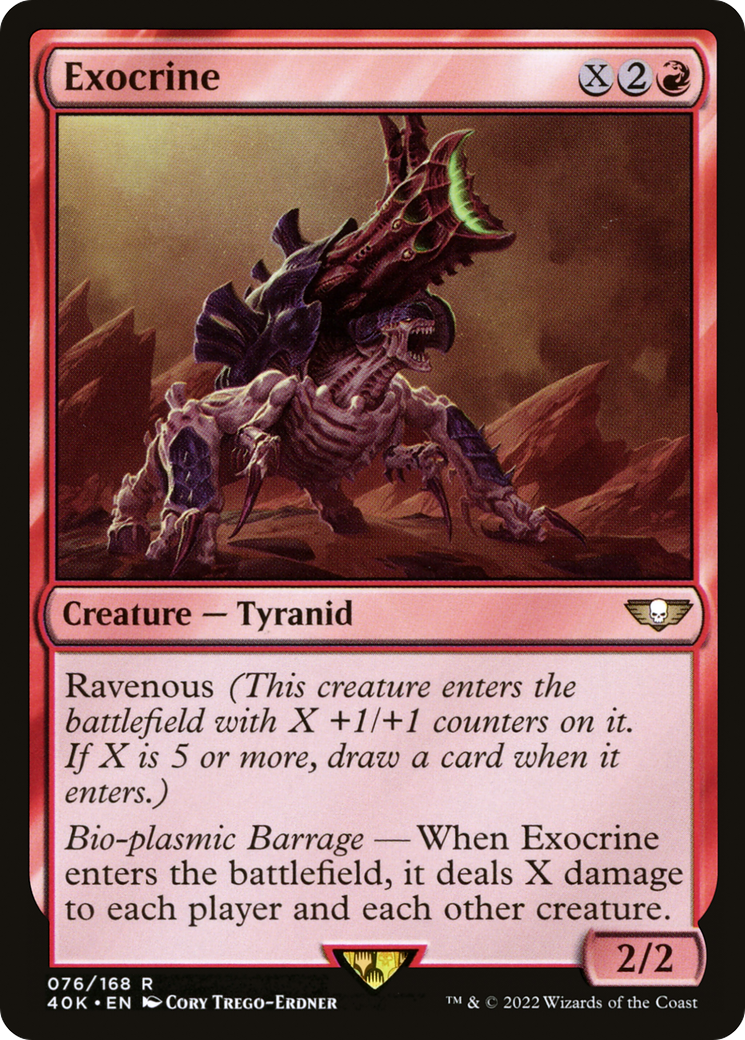 Exocrine (40K-076)  - Warhammer 40,000 Commander
