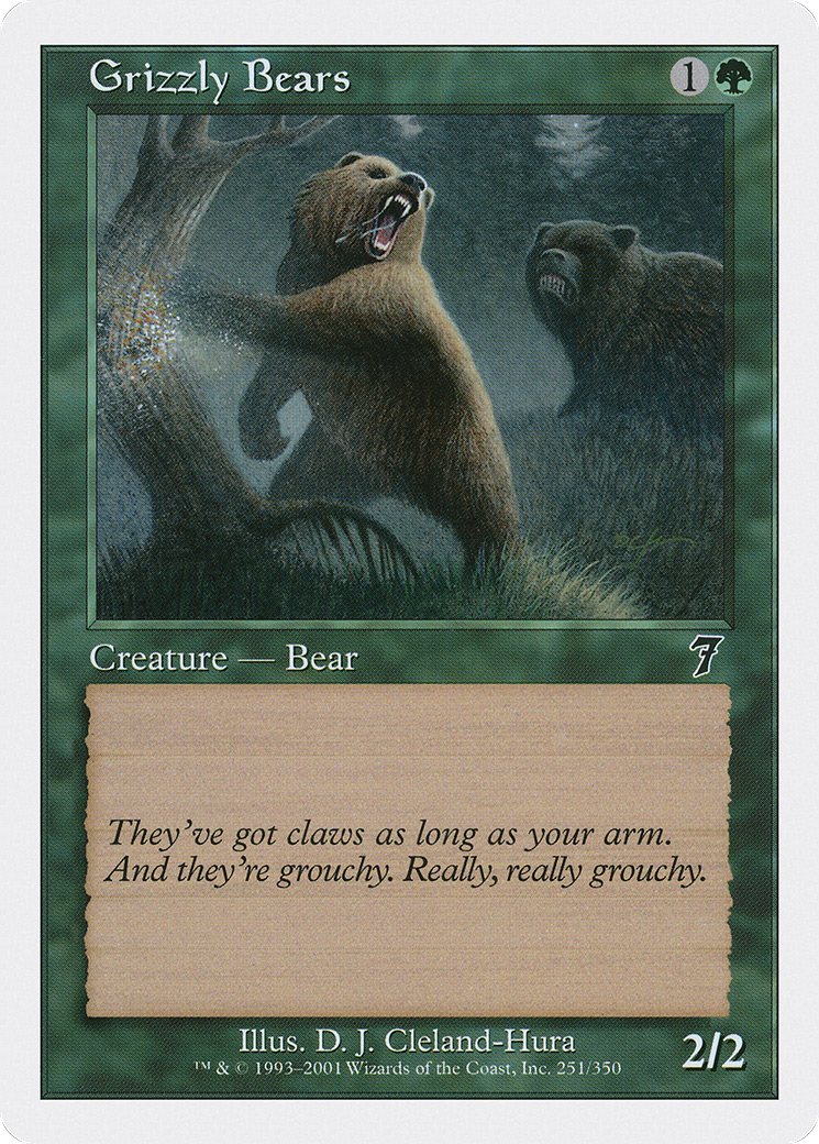 Grizzly Bears (7ED-251) - Seventh Edition