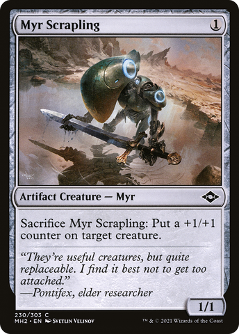 Myr Scrapling (MH2-230)  Foil - Modern Horizons 2
