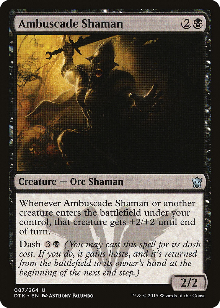 Ambuscade Shaman (DTK-087)  - Dragons of Tarkir