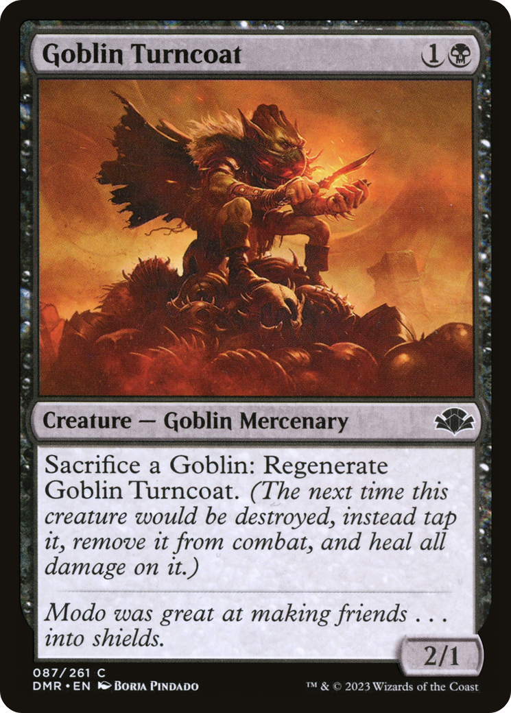 Goblin Turncoat (DMR-087)  Foil - Dominaria Remastered