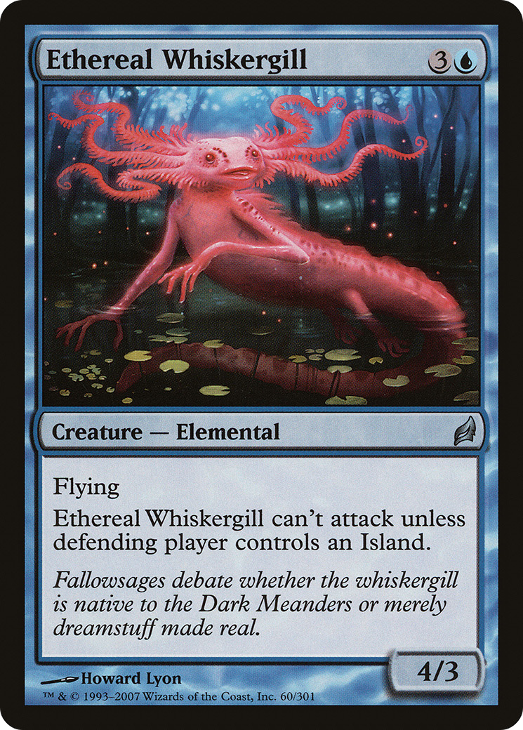 Ethereal Whiskergill (LRW-060)  Foil - Lorwyn
