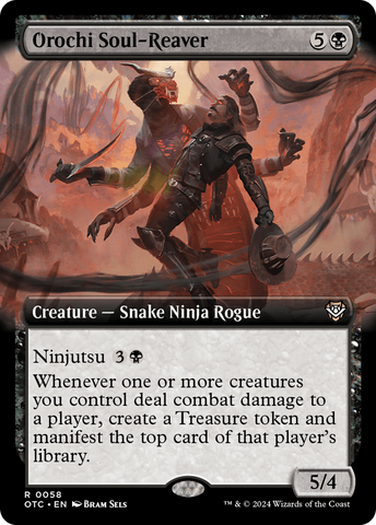 Orochi Soul-Reaver (Extended Art) (OTC-058)  - Outlaws of Thunder Junction Commander: (Extended Art)