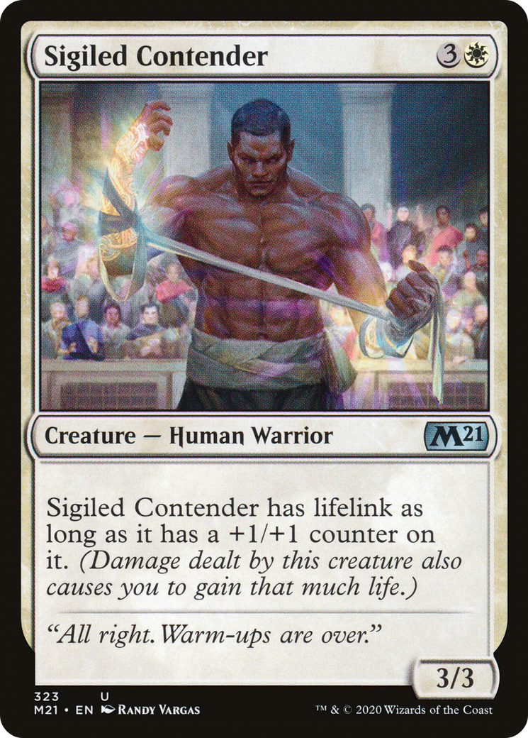 Sigiled Contender (M21-323)  - Core Set 2021