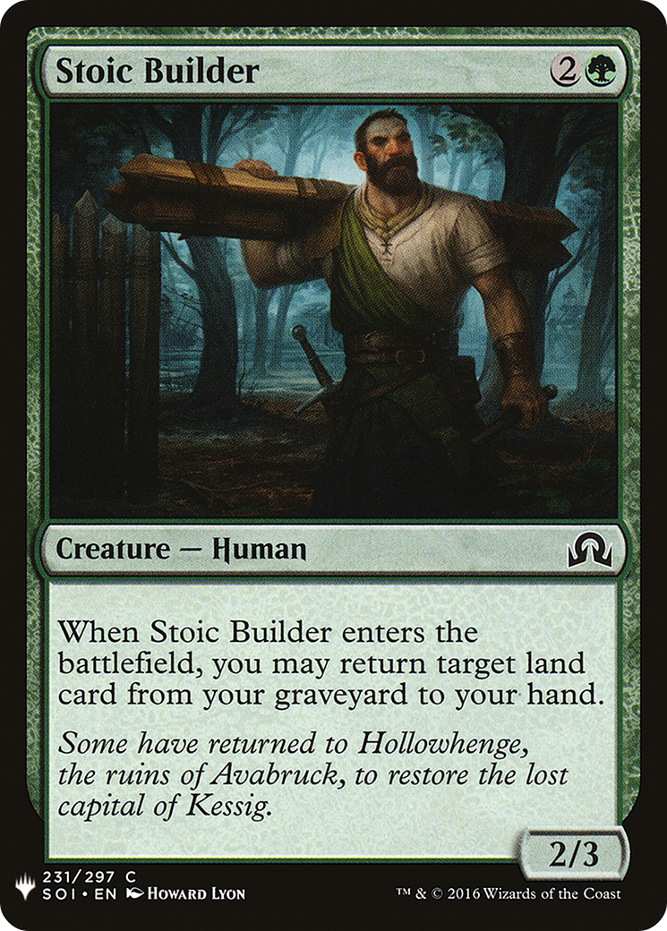 Stoic Builder (LIST-SOI-231)  - The List