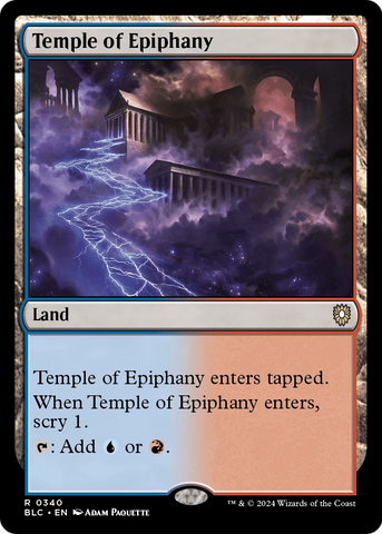 Temple of Epiphany (BLC-340)  - Bloomburrow Commander