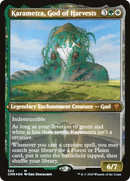 Karametra, God of Harvests (Foil Etched) (CMR-522)  Foil - Commander Legends: (enchantment)