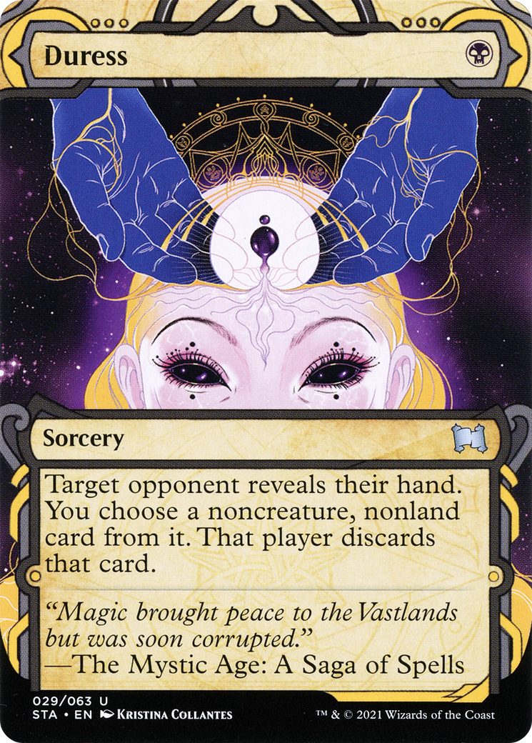 Duress (STA-029)  - Strixhaven Mystical Archive: (Showcase) (Borderless)