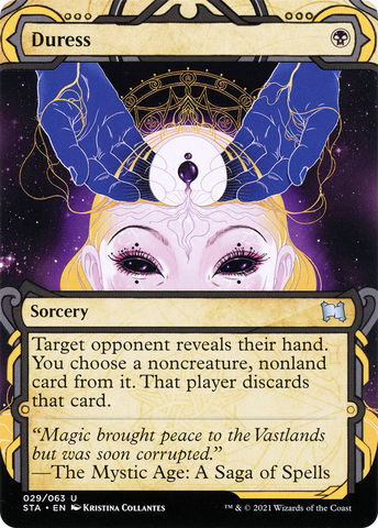 Duress (STA-029)  - Strixhaven Mystical Archive: (Showcase) (Borderless)