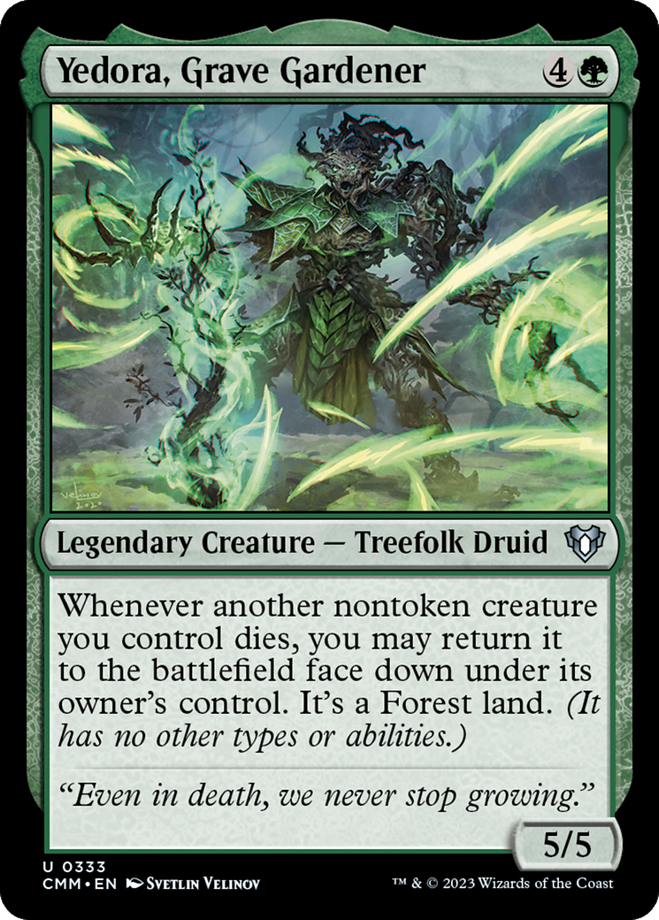 Yedora, Grave Gardener (CMM-333)  - Commander Masters