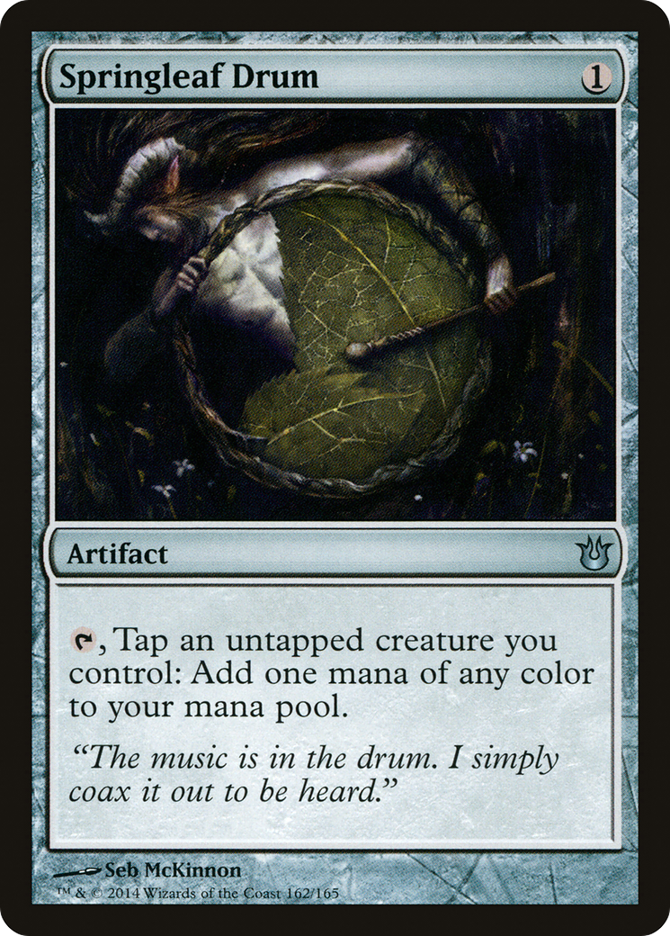 Springleaf Drum (BNG-162)  Foil - Born of the Gods