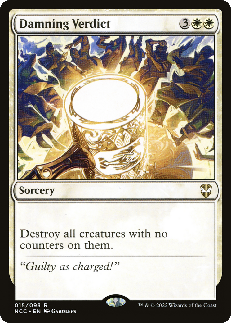 Damning Verdict (NCC-015)  - New Capenna Commander