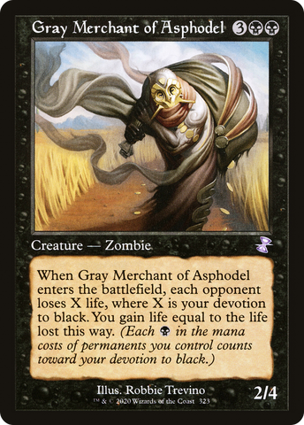 Gray Merchant of Asphodel (TSR-323)  Foil - Time Spiral Remastered