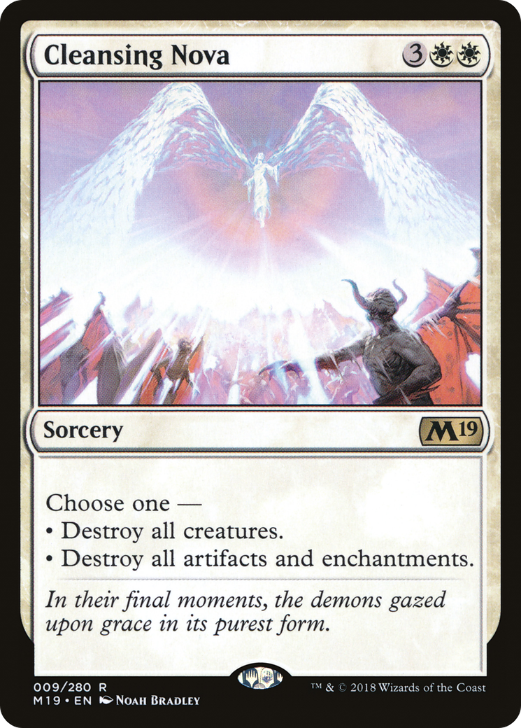 Cleansing Nova (M19-009)  Foil - Core Set 2019