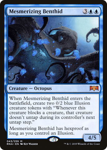 Mesmerizing Benthid (RNA-043)  Foil - Ravnica Allegiance