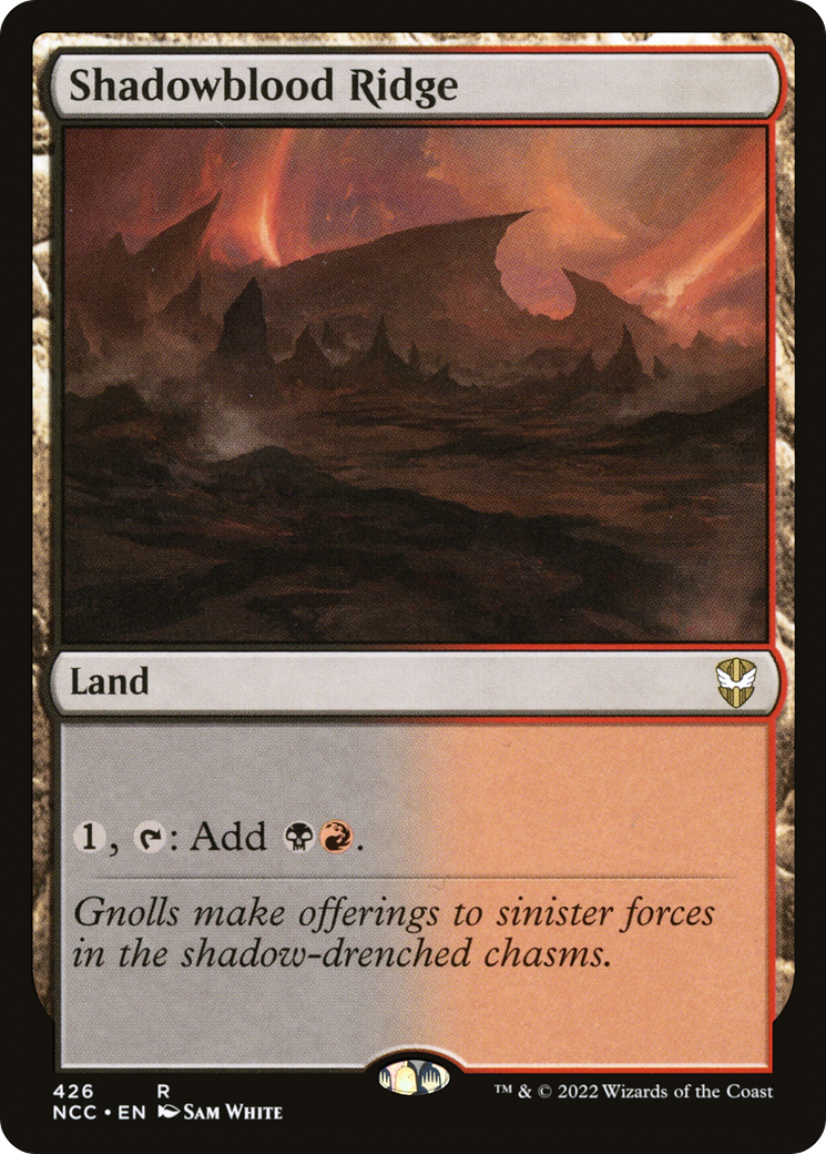 Shadowblood Ridge (NCC-426)  - New Capenna Commander