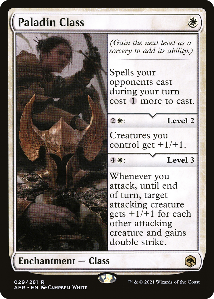 Paladin Class (AFR-029)  - Adventures in the Forgotten Realms