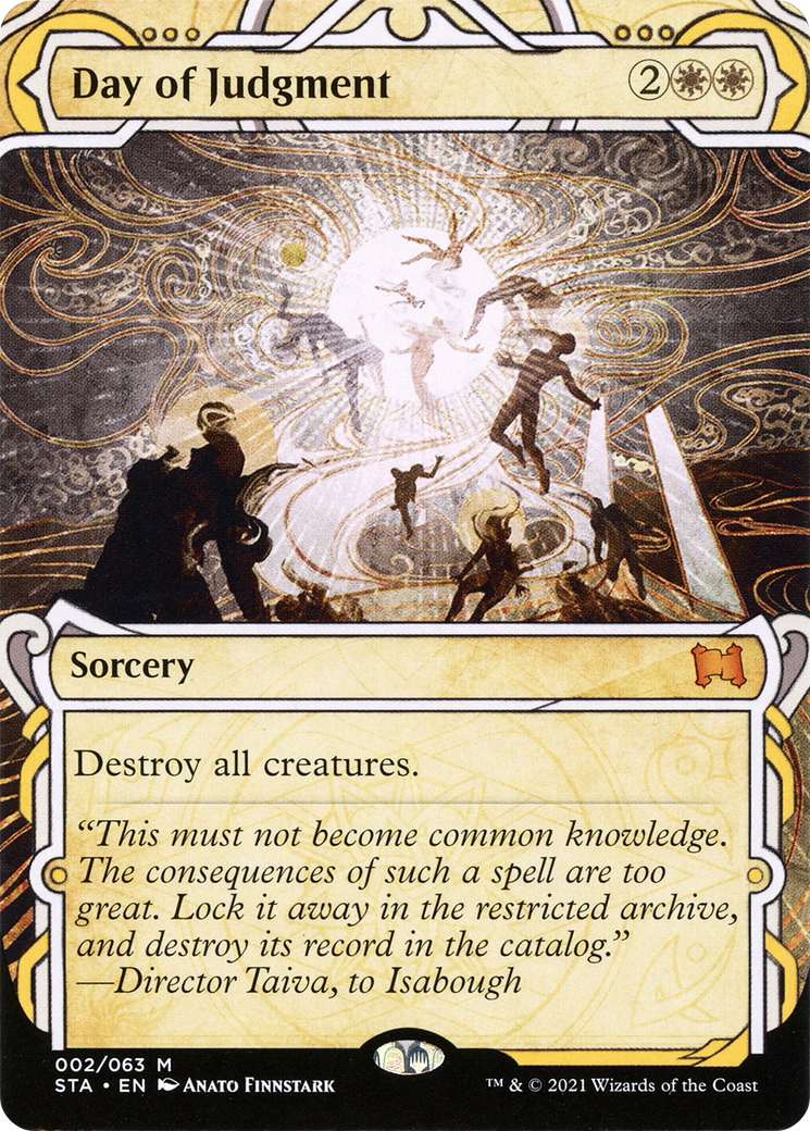 Day of Judgment (STA-002)  Foil - Strixhaven Mystical Archive: (Showcase) (Borderless)