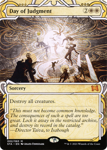 Day of Judgment (STA-002)  Foil - Strixhaven Mystical Archive: (Showcase) (Borderless)
