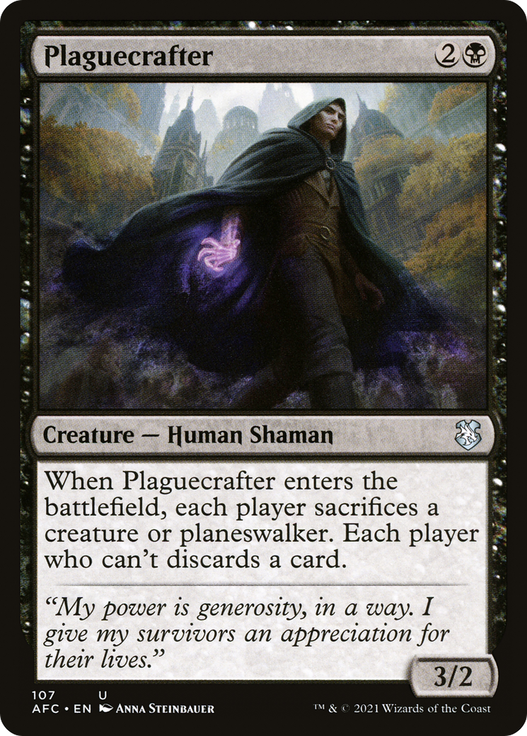 Plaguecrafter (AFC-107) - Adventures in the Forgotten Realms Commander