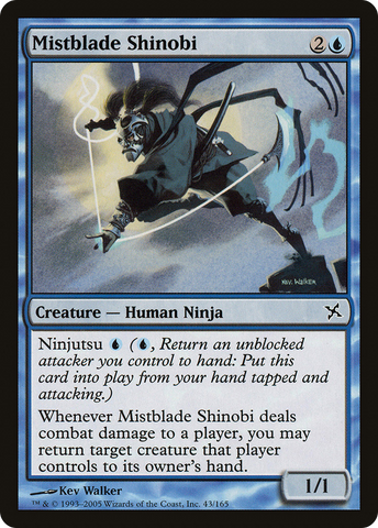 Mistblade Shinobi (BOK-043)  Foil - Betrayers of Kamigawa