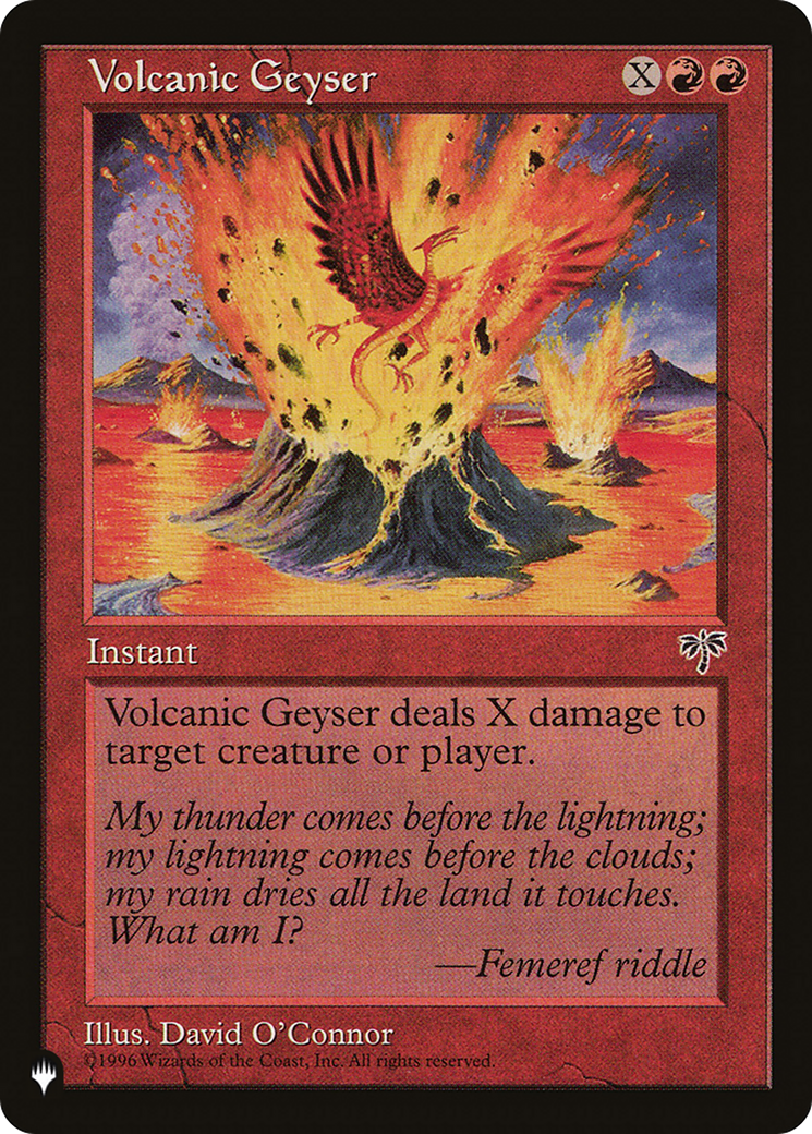 Volcanic Geyser (LIST-MIR-202)  - The List
