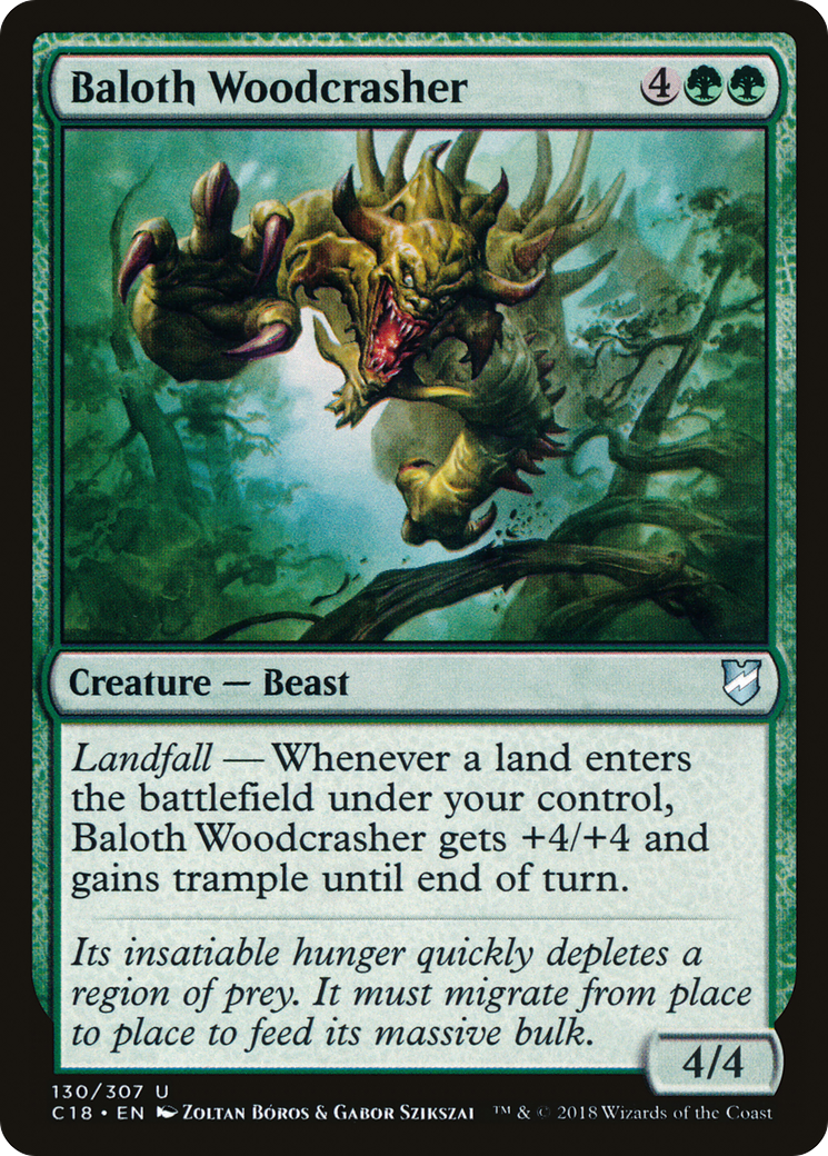 Baloth Woodcrasher (C18-130)  - Commander 2018
