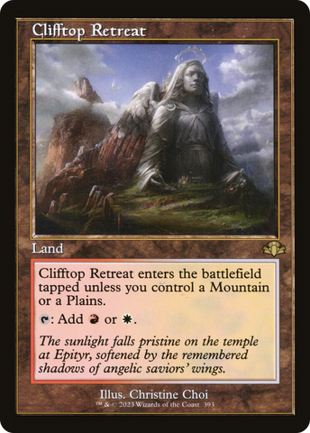 Clifftop Retreat (Retro Frame) (DMR-393)  - Dominaria Remastered