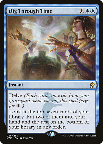 Dig Through Time (KTK-036)  Foil - Khans of Tarkir