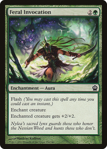 Feral Invocation (THS-158)  - Theros